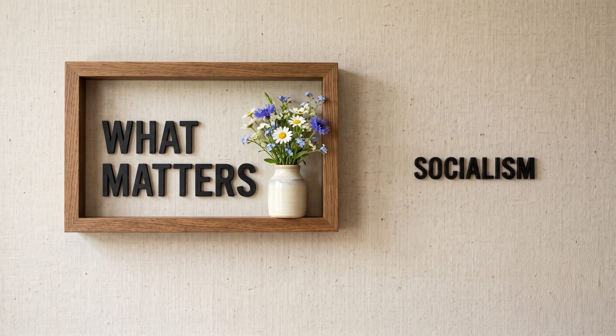 What Matters In This Moment Isn’t Socialism